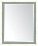 French White And Slate Mirror