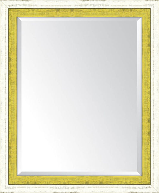 French White And Yellow Mirror