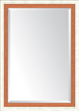 French White And Orange Mirror