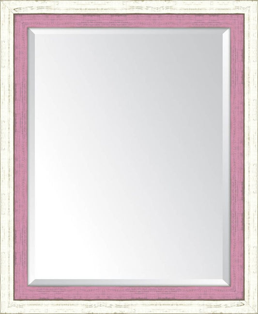 French White And Pink Mirror