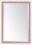 French White And Pink Mirror