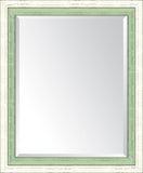 French White And Mint Mirror
