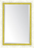 French White Large And Yellow Mirror