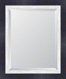 Indigo Large And French White Mirror