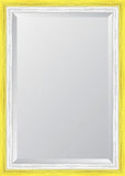 Yellow And French White Mirror