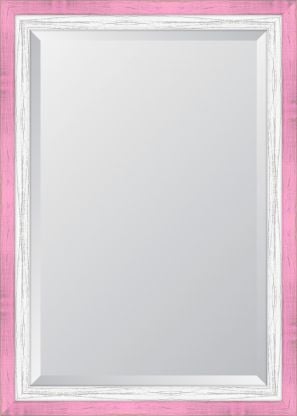 Pink And French White Mirror