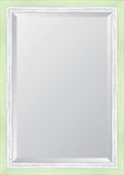 Mint And French White Mirror