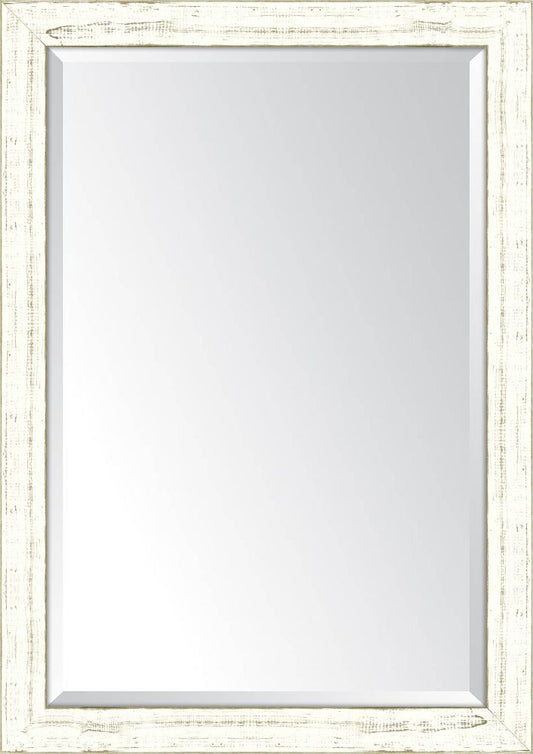 French White Large Mirror