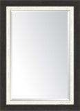 Slate Black Large And White Mirror