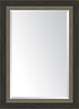 Slate Black Large And Farmhouse Brown Mirror