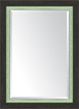 Slate Black Large And Mint Mirror