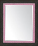 Slate Black Large And Pink Mirror