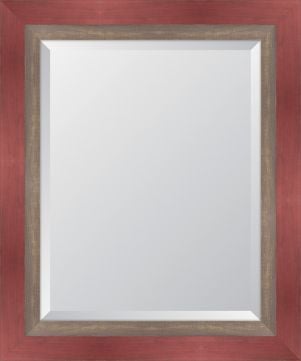 Autumn Spice Large And Farmhouse Brown Mirror