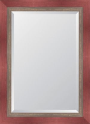 Autumn Spice Large And Farmhouse Brown Mirror