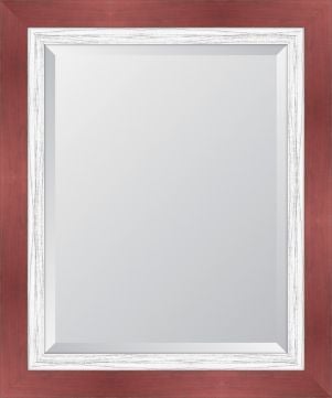 Autumn Spice Large And French White Mirror