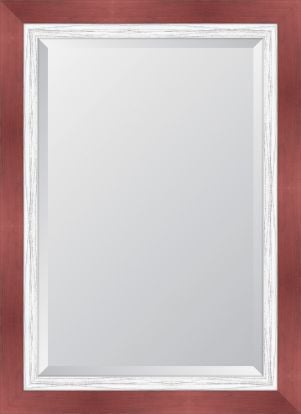 Autumn Spice Large And French White Mirror