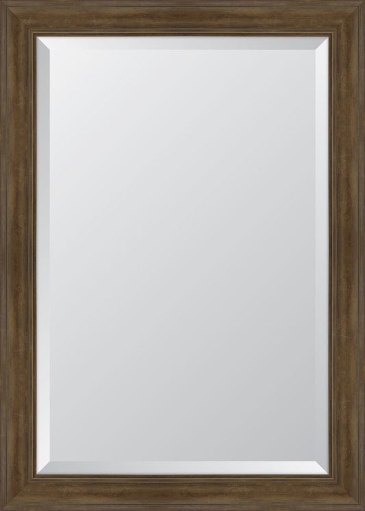 3" Walnut English Pine Resin Frame Mirror