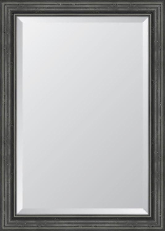 3" Black English Pine Resin Frame Mirror