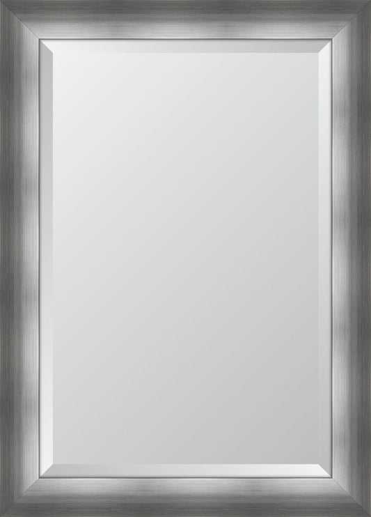3 1/4" Chrome Silver Resin Frame Mirror