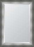 3 1/4" Chrome Silver Resin Frame Mirror
