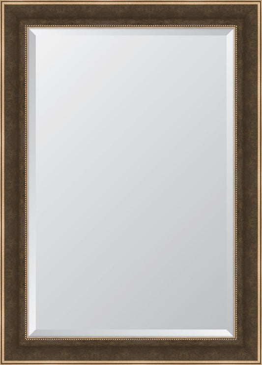 3 1/4" Charcoal Bead Napa Resin Frame Mirror