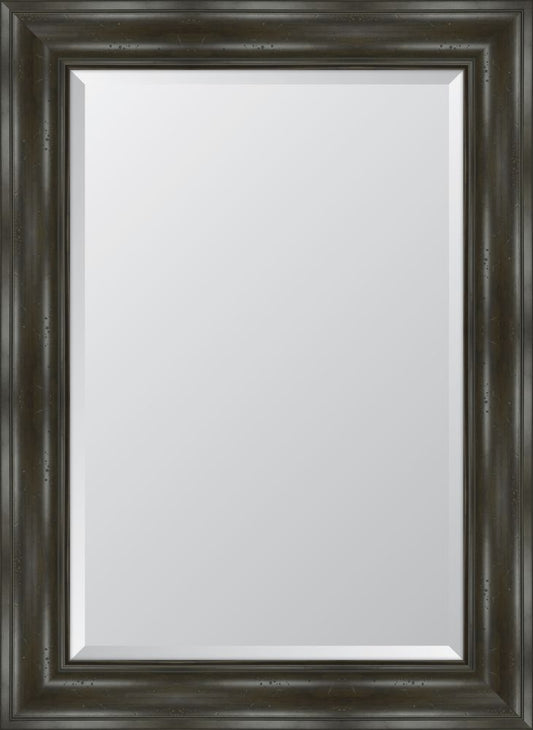4 1/4" Grey English Pine Resin Frame Mirror