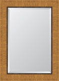 4 1/4" Natural Scoop Montalcino Resin Frame Mirror