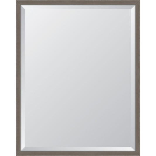 Grey Oak Stem Beveled 22x28 Mirror