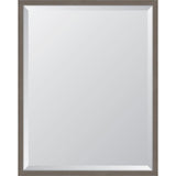 Grey Oak Stem Beveled 22x28 Mirror
