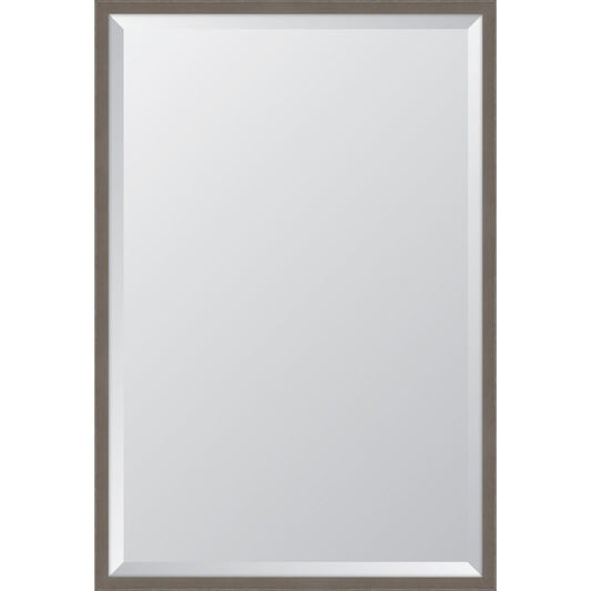 Grey Oak Stem Beveled 24x36 Mirror