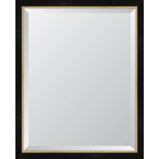 1 9/16 in. Black Rustic W/ Gold Town & Country Mirror