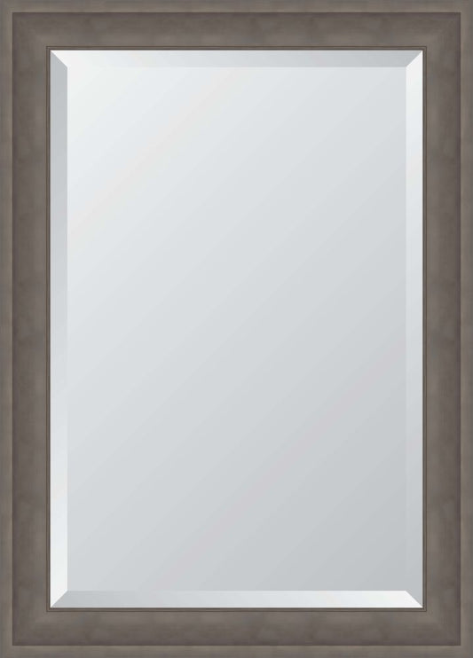 3.25" Pewter Sterling 24X36 Beveled Mirror