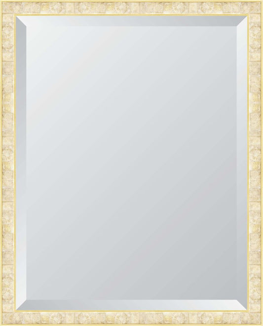 1 5/8 Pearl And Gold  22X28 Beveled Mirror