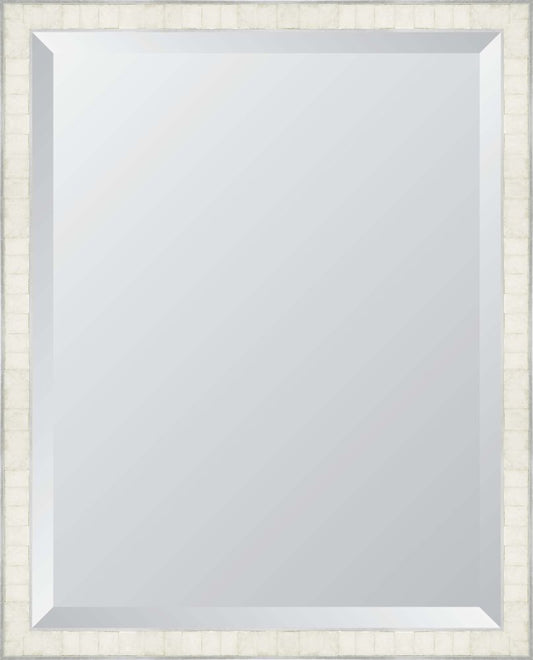 1 5/8" Pearl and Silver 22X28 Beveled Mirror