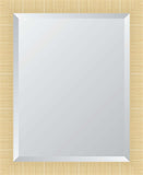 2.5" Natural Rattan 22X28 Beveled Mirror