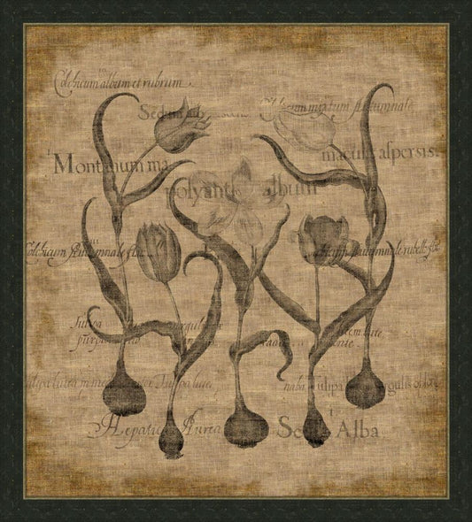 Besslers on Linen with Writing IV