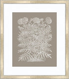 Floral Impressions in Taupe I