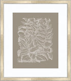 Floral Impressions in Taupe II