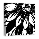 Bloomy Burst Black & White I (canvas)