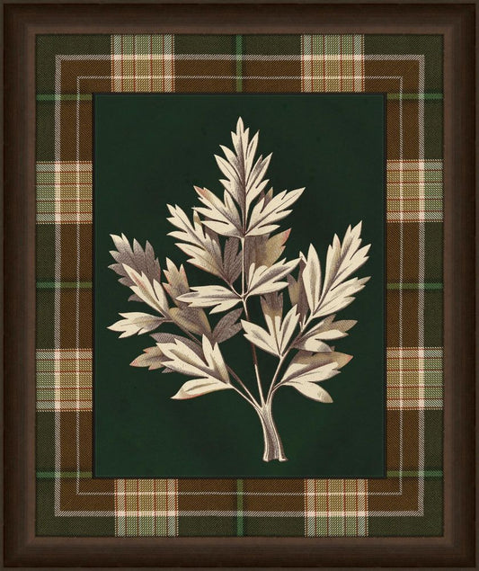 Leaves in Plaid I
