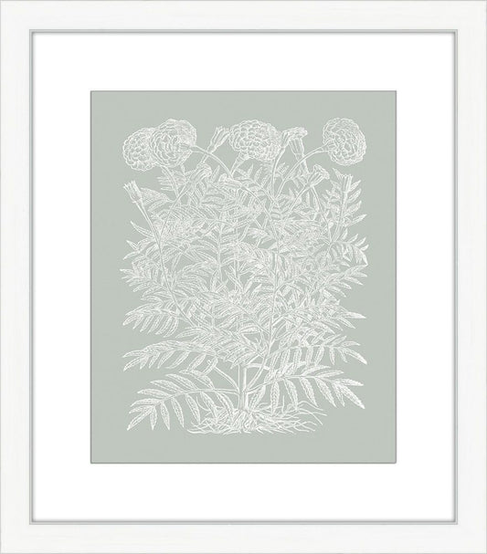 Floral Impression in Sage IV