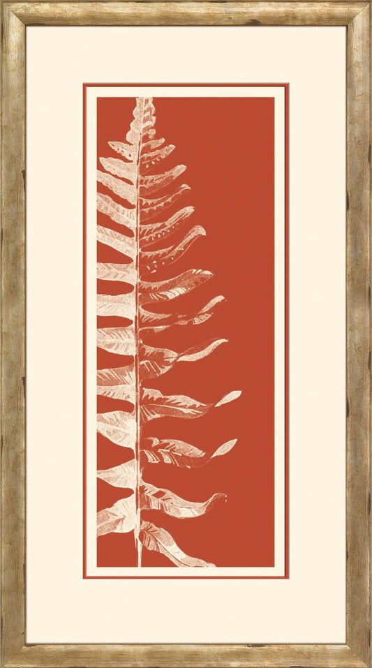 Fern Panel II Red