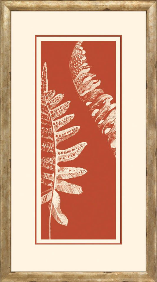 Fern Panel III Red