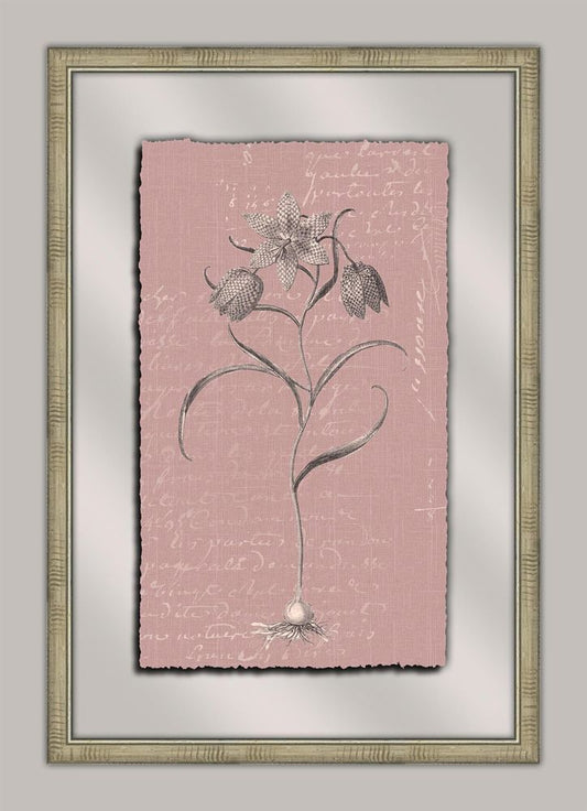 Flora on Plum Linen V