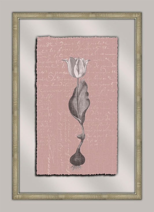 Flora on Plum Linen VI