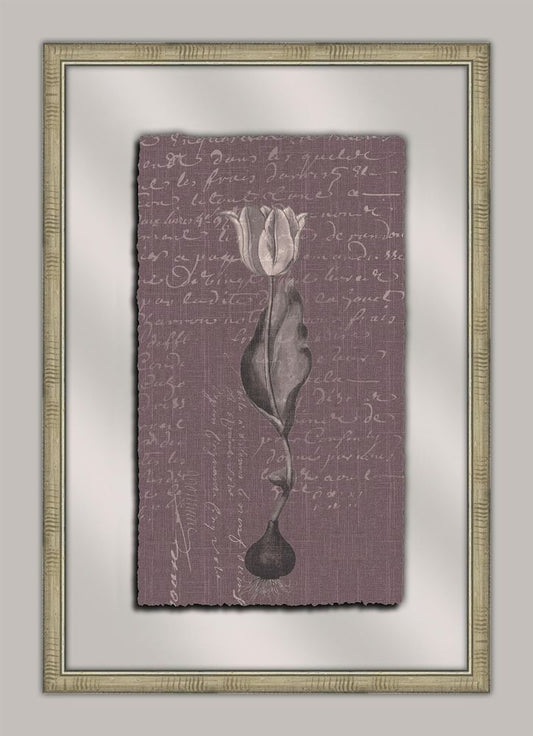 Flora on Lavender Linen VI