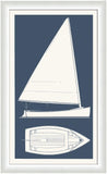 Sail Boat I in Bay Blue