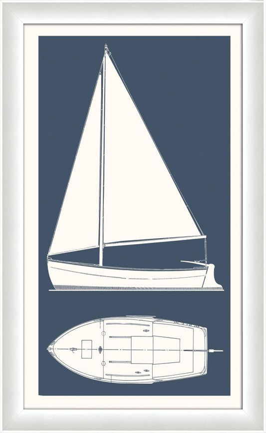 Sail Boat II in Hudson Bay Blue
