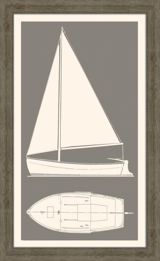 Sail Boat II in Grey