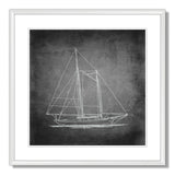 Sloop in Gray I